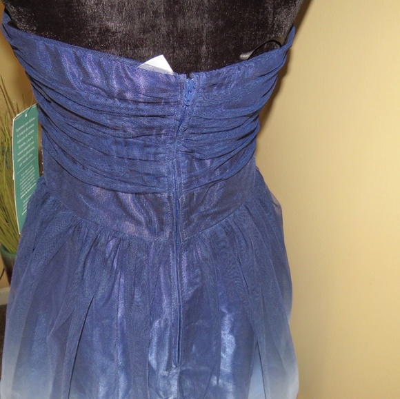 Strapless Blue ombre dress - Picture 2 of 2